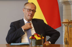 German Chancellor Friedrich Merz visits Lithuania