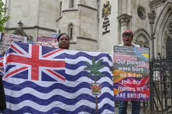 Britain Mauritius Chagos Islands Protest