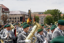 German 45th Armoured Brigade's inauguration in Lithuania