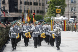 German 45th Armoured Brigade's inauguration in Lithuania