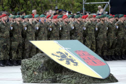 German 45th Armoured Brigade's inauguration in Lithuania