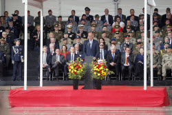 German 45th Armoured Brigade's inauguration in Lithuania