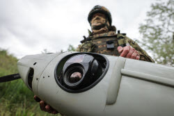 Сбитый в Херсонской области украинский беспилотник Raybird