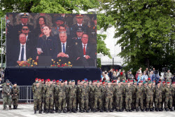 German 45th Armoured Brigade's inauguration in Lithuania