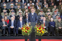 German 45th Armoured Brigade's inauguration in Lithuania
