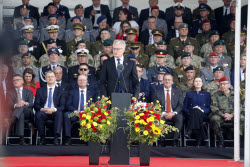German 45th Armoured Brigade's inauguration in Lithuania