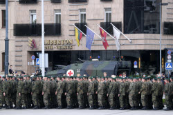 German 45th Armoured Brigade's inauguration in Lithuania