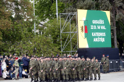 German 45th Armoured Brigade's inauguration in Lithuania