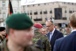 German 45th Armoured Brigade's inauguration in Lithuania