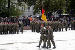 German 45th Armoured Brigade's inauguration in Lithuania