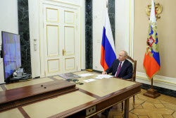 Совещание президента РФ Путина с членами Правительства РФ