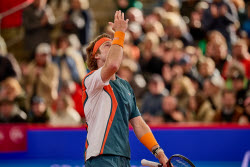 Теннисный турнир ATP 500 в Гамбурге, четвертьфинал: Андрей Рублев (Россия) - Лучано Дардери (Италия) - 6:1, 3:6, 6:3