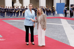 Palazzo Chigi - Giorgia Meloni Incontra Il Primo Ministro Del Regno Di Danimarca Mette Frederiksen