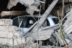Donetsk People's Republic in aftermath of drone attack