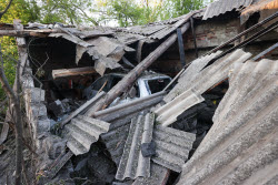 Donetsk People's Republic in aftermath of drone attack