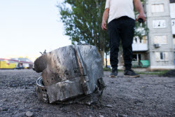 Donetsk People's Republic in aftermath of drone attack