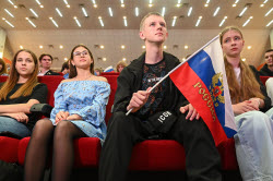 Встреча главы Лиги безопасного интернета Мизулиной с молодежью в Краснодаре