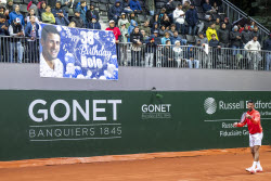 Теннисный турнир Geneva Open, 1/4 финала: Маттео Арнальди (Италия) - Новак Джокович (Сербия) - 4:6, 4:6