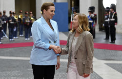 Denmark's prime minister visits Italy