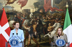 Denmark's prime minister visits Italy