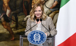 Italian PM Meloni Meets Danish PM Frederiksen - Press Conference