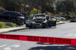 Small plane crashes in residential neighborhood of San Diego, California