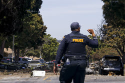 Small plane crashes in residential neighborhood of San Diego, California