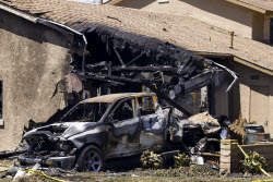 Small plane crashes in residential neighborhood of San Diego, California
