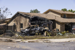 Small plane crashes in residential neighborhood of San Diego, California