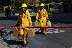 Small plane crashes in residential neighborhood of San Diego, California