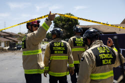 Small plane crashes in residential neighborhood of San Diego, California