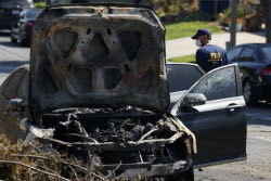 Small plane crashes in residential neighborhood of San Diego, California