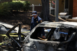 Small plane crashes in residential neighborhood of San Diego, California