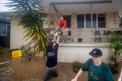 Port Macquarie locals deliver aid amid east coast flooding in Australia