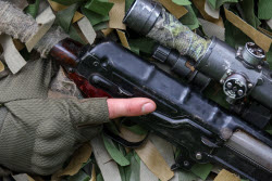Sniper training in Zaporozhye Region, Russia