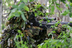 Sniper training in Zaporozhye Region, Russia