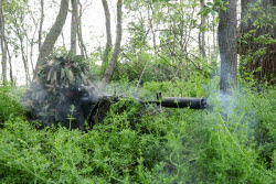 Sniper training in Zaporozhye Region, Russia