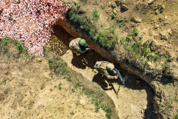 Infantry assault training in Kherson Region, Russia