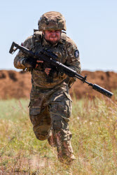 Infantry assault training in Kherson Region, Russia