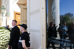 Farewell to Bolshoi Ballet choreographer Yuri Grigorovich in Moscow