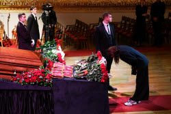 Farewell to Bolshoi Ballet choreographer Yuri Grigorovich in Moscow