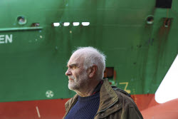 Container ship runs aground in Trondheimsfjord
