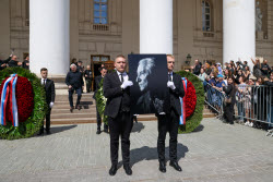 Farewell to Bolshoi Ballet choreographer Yuri Grigorovich in Moscow