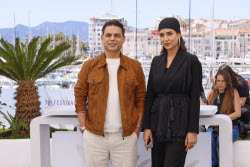 France Cannes 2025 Woman and Child Photo Call