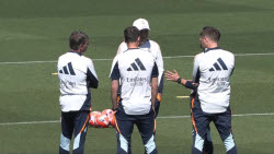 Ancelotti leads his last training session as Real Madrid coach