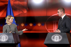EU Foreign Policy chief Kaja Kallas visits North Macedonia