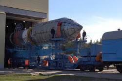Soyuz-2.1b rocket launched from Plesetsk Cosmodrome