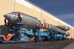 Soyuz-2.1b rocket launched from Plesetsk Cosmodrome