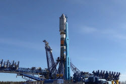 Soyuz-2.1b rocket launched from Plesetsk Cosmodrome