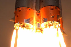 Soyuz-2.1b rocket launched from Plesetsk Cosmodrome